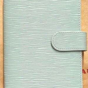 Textured Mint Green Cash Envelope A6 binder